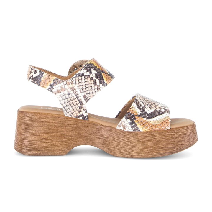 Sandale met plateauzool multicolour #1