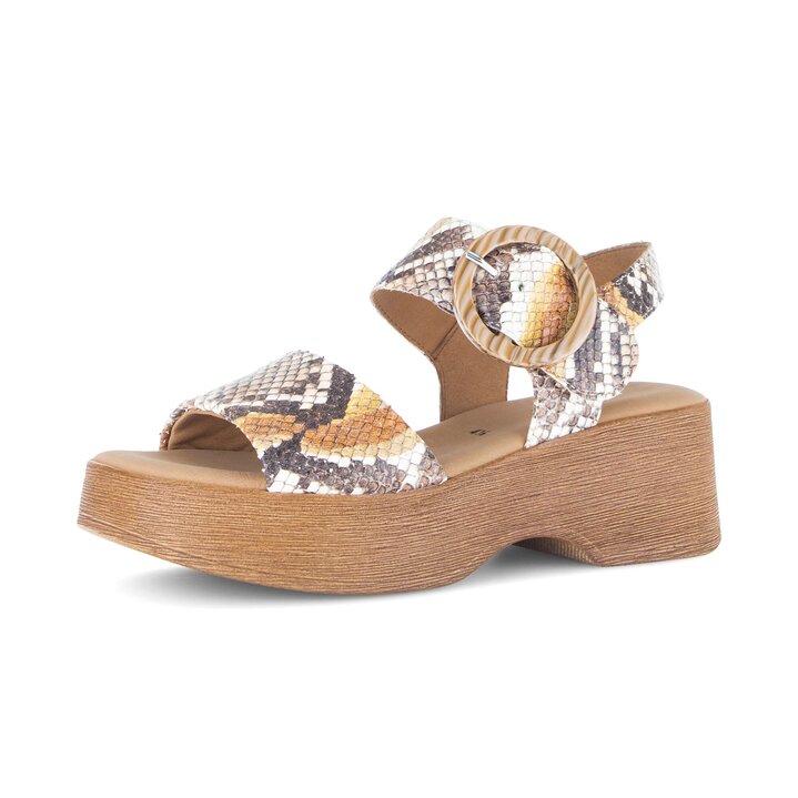 Sandale met plateauzool multicolour #2