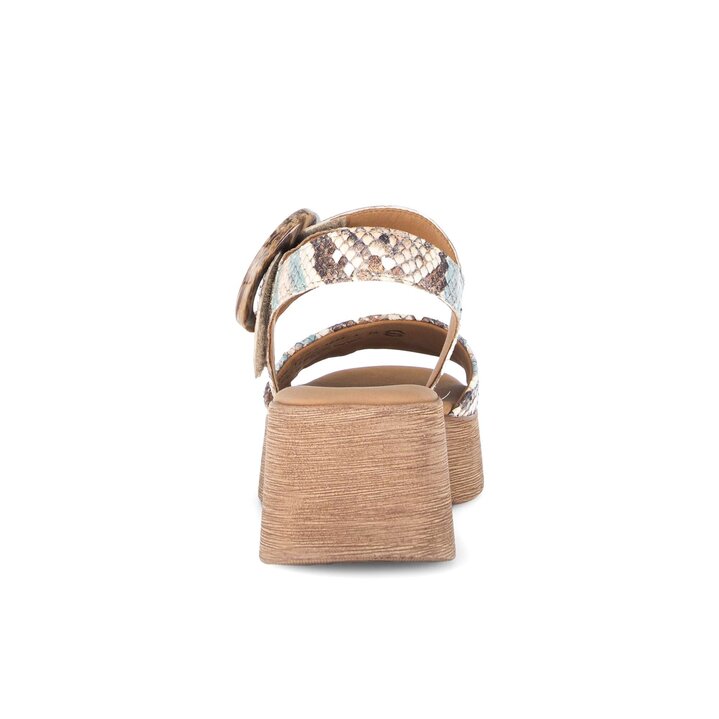 Platåsandaler flerfärgade #3