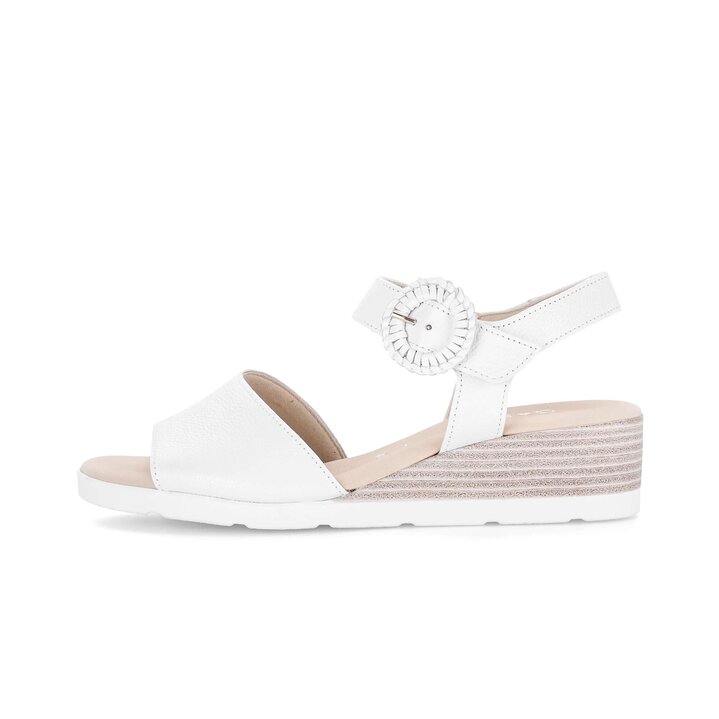 Sandalo con zeppa bianco #0