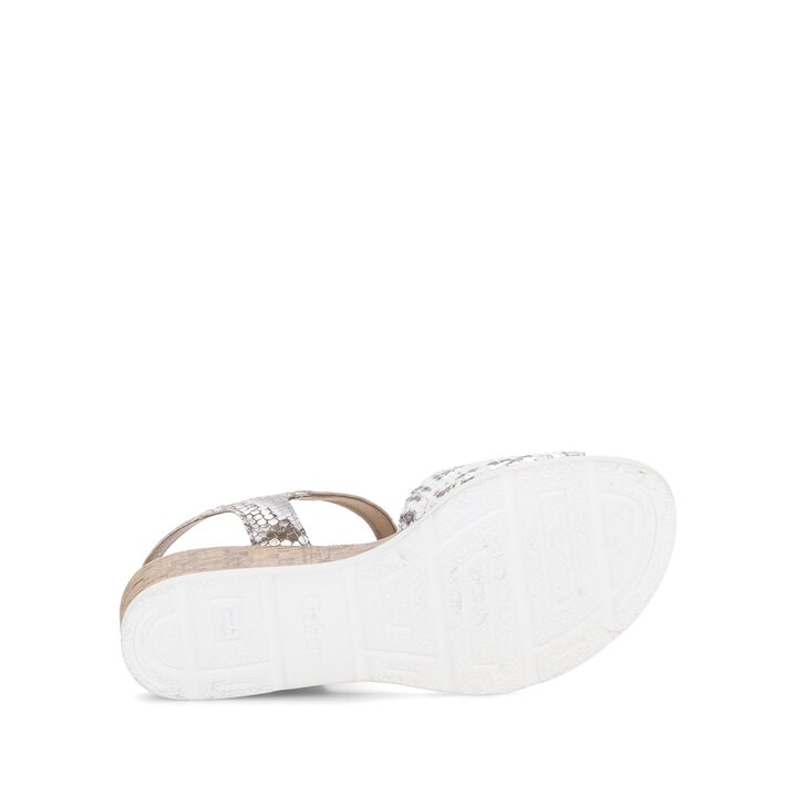 Sandalo con zeppa verde #4