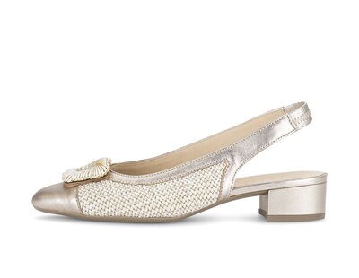 Slingpumps beige