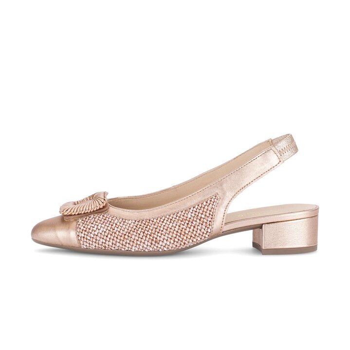 Escarpins à bride arrière multicolore #0