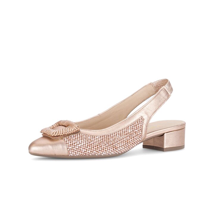 Escarpins à bride arrière multicolore #2