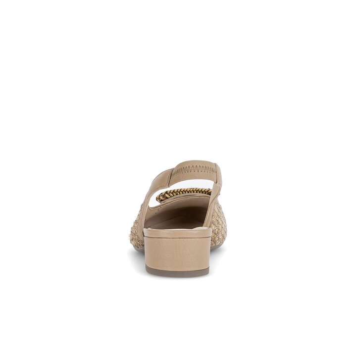 Slingback beige #3