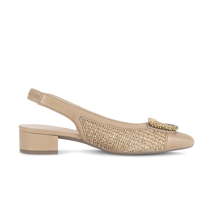 Slingback beige #1