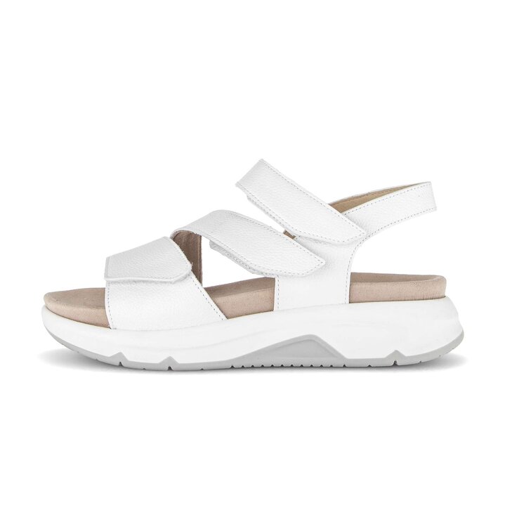 Plateau Sandale weiß #0