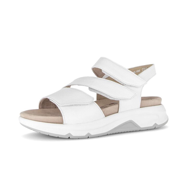 Plateau Sandale weiß #2