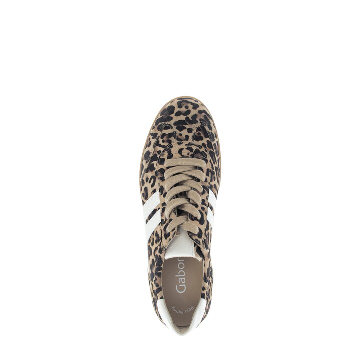 Lage sneaker bruin #5