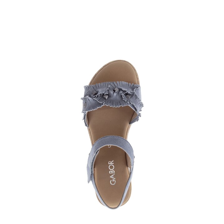 Plateau Sandale blau #5