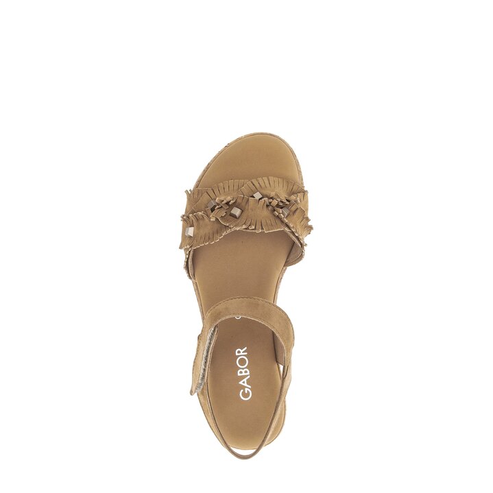 Plateau Sandale braun #5