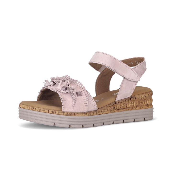 Sandalo con plateau rosa #2