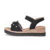 Sandalo con plateau nero