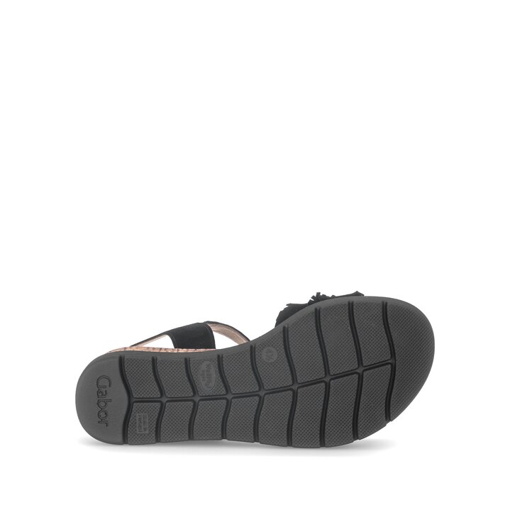 Sandale à plateforme noir #4