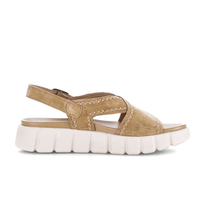 Sandale à plateforme marron #1