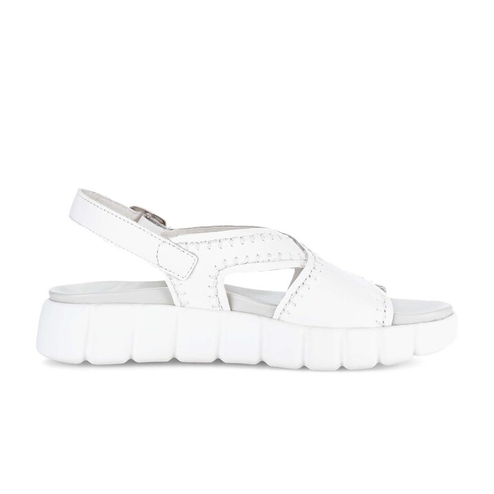 Platåsandaler vit #1