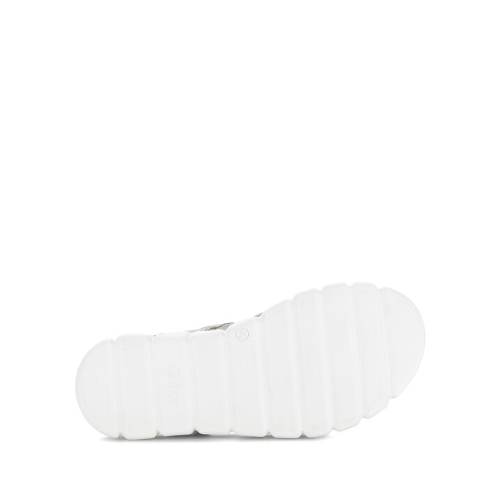 Sandale met plateauzool groen #4