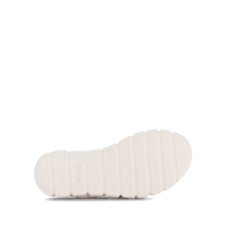 Sandale à plateforme crème #4