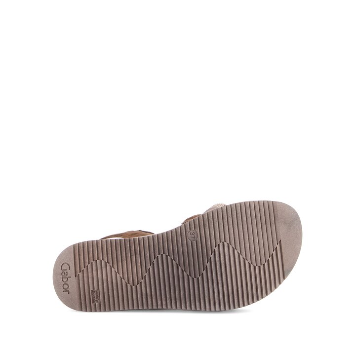 Sandal met riempjes bruin #4