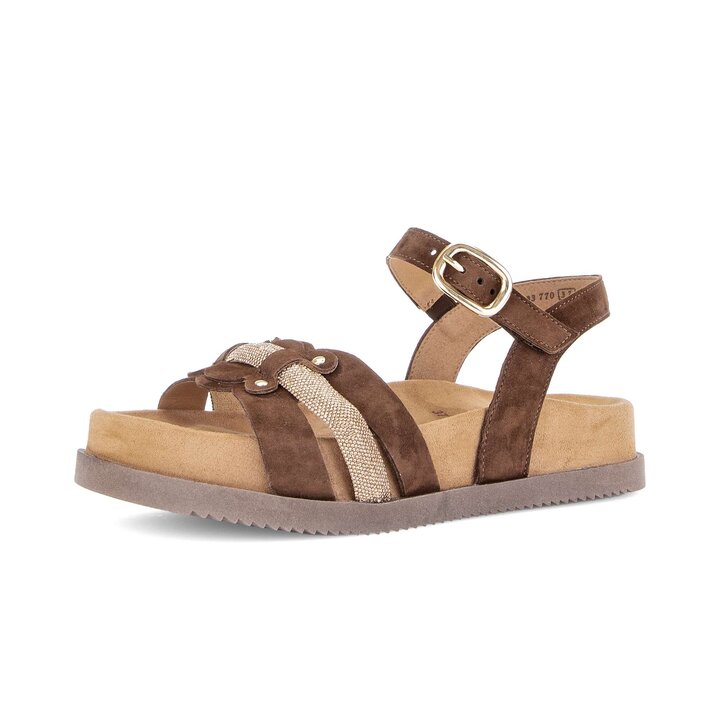 Sandal met riempjes bruin #2