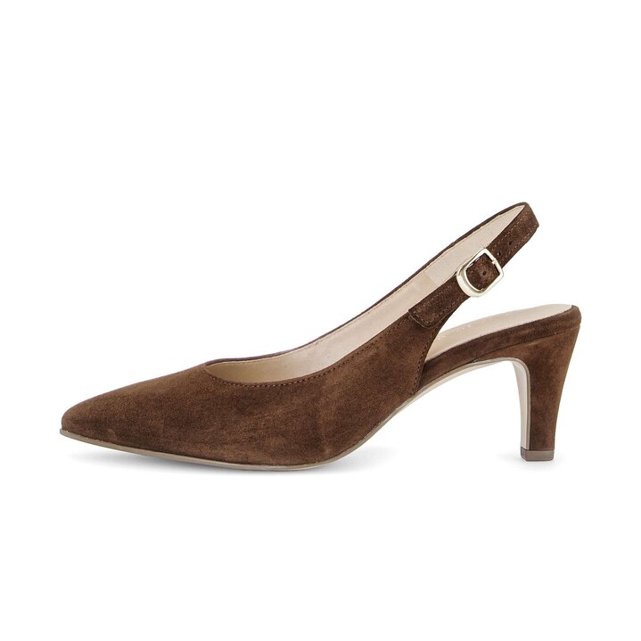 Slingback marrone #0