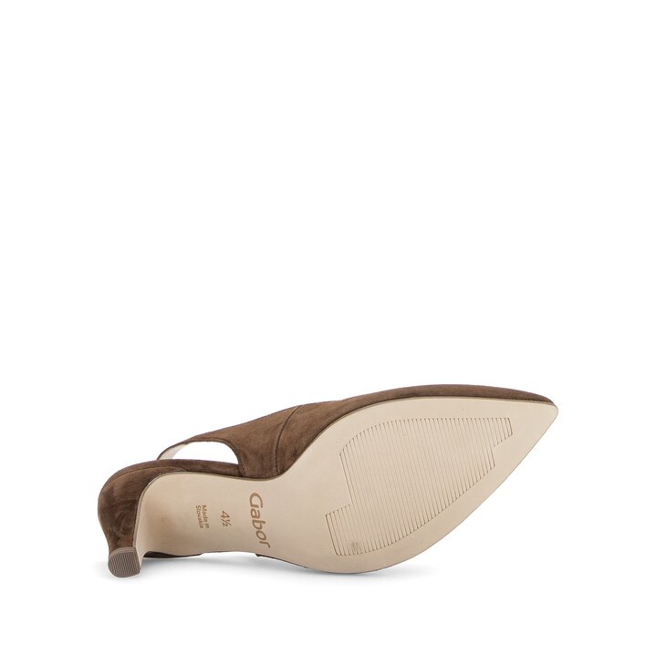 Slingback marrone #4