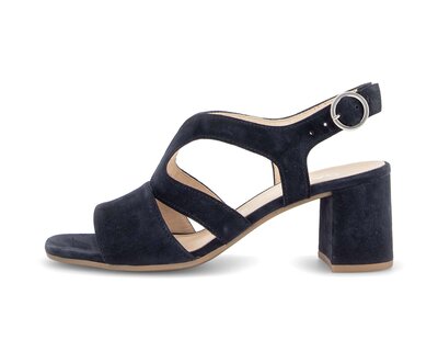 Sandalo con cinturino blu