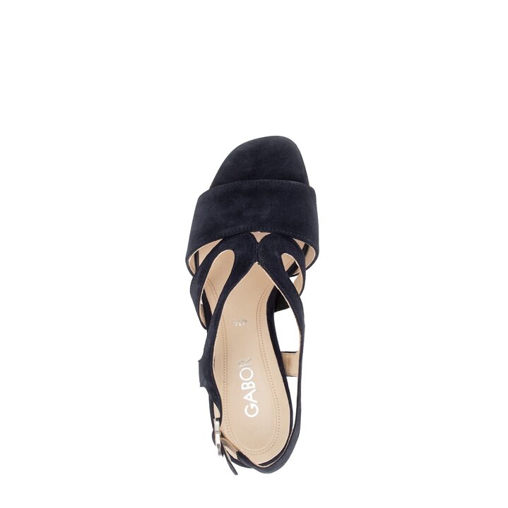 Sandal met riempjes blauw #5