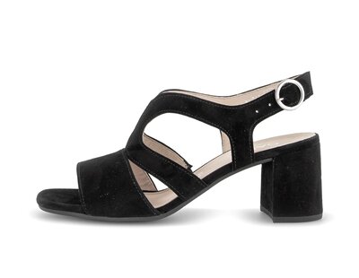 Sandalo con cinturino nero