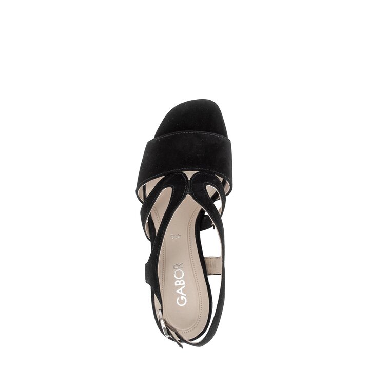 Riemchensandale schwarz #5