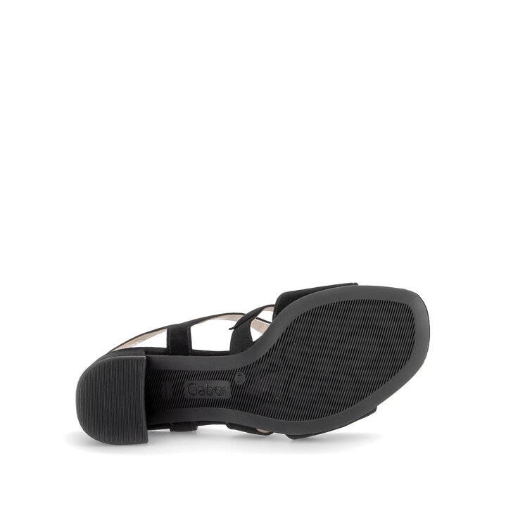 Riemchensandale schwarz #4