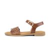 Riemchensandale braun