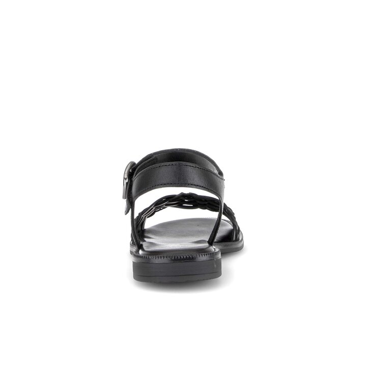 Sandal met riempjes zwart #3