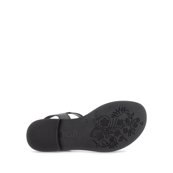 Sandal met riempjes zwart #4