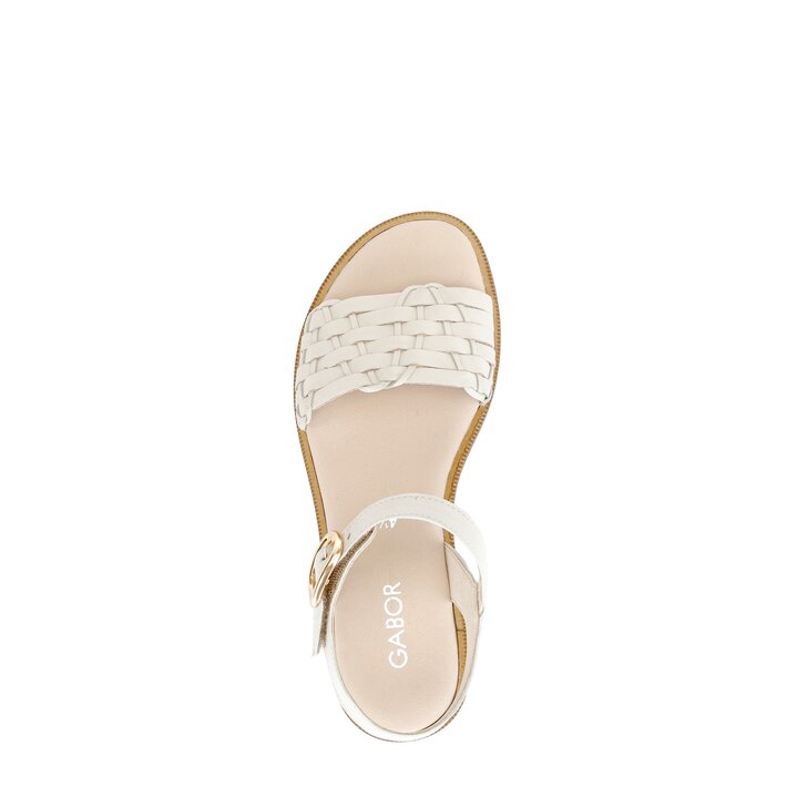 Riemchensandale beige #5