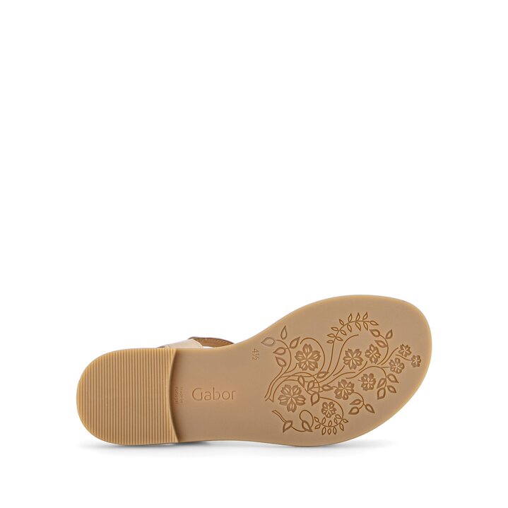 Sandale à bride or #4