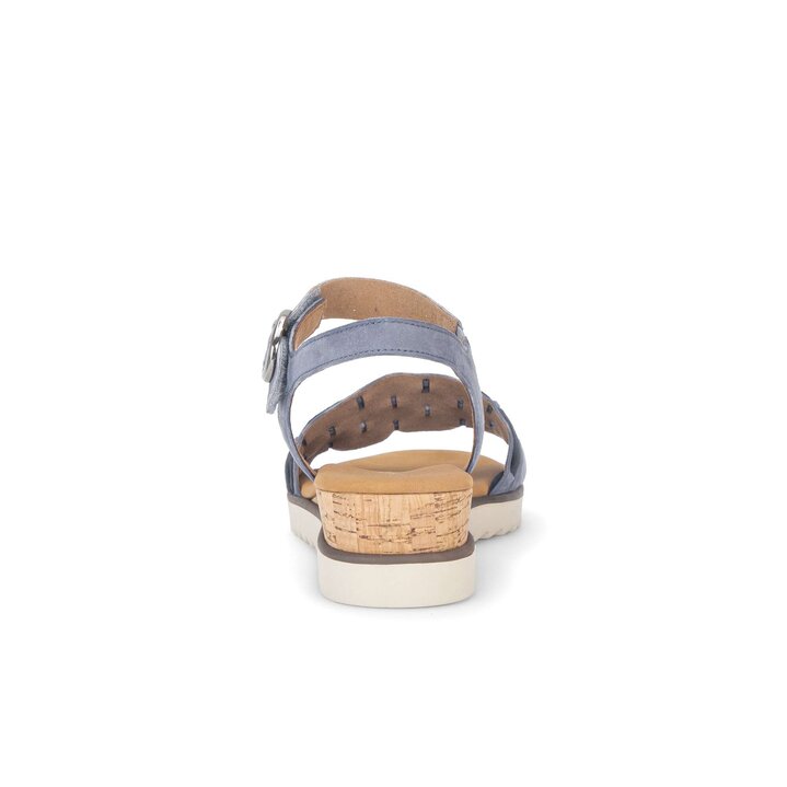 Sandalo con cinturino blu #3