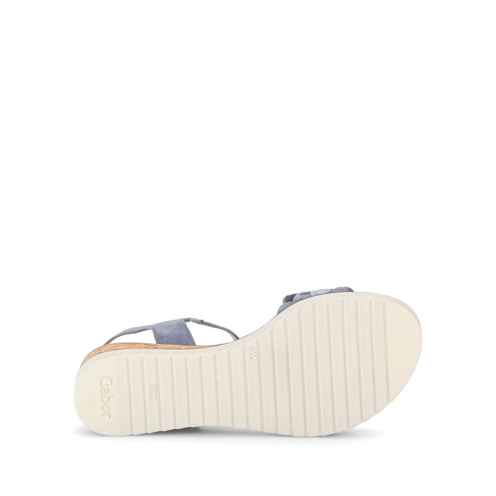 Sandalo con cinturino blu #4