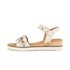 Riemchensandale beige