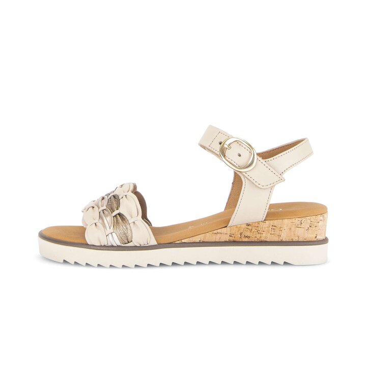 Riemchensandale beige #0