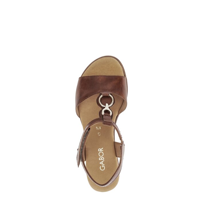Sandalo con cinturino marrone #5