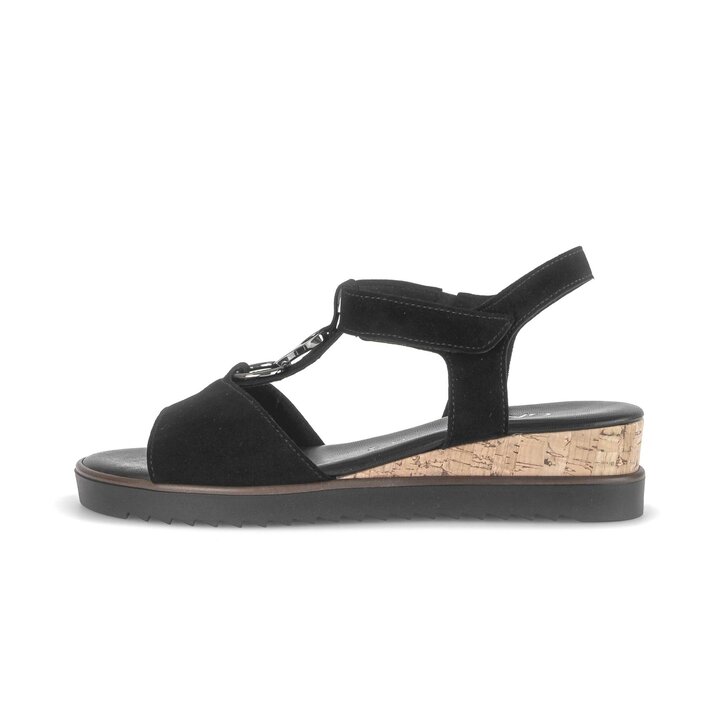 Sandal met riempjes zwart #0