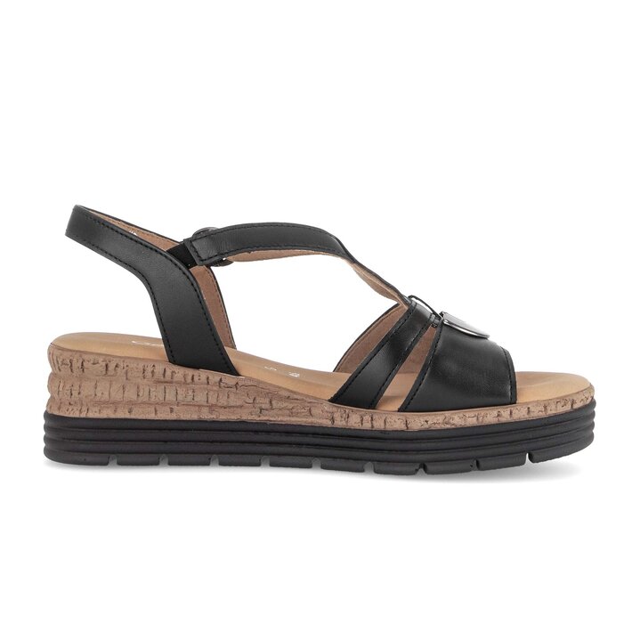 Plateau Sandale schwarz #1