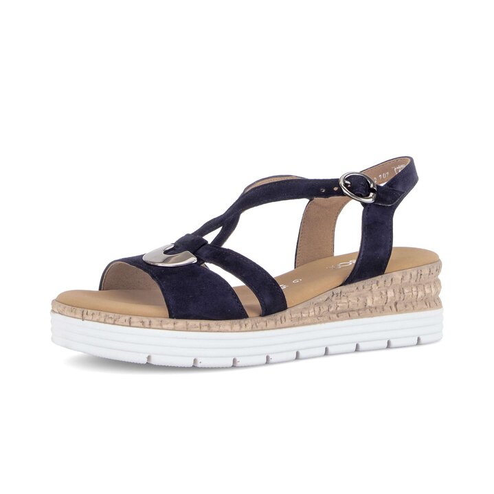 Plateau Sandale blau #2