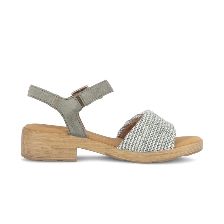Sandal met riempjes groen #1