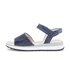 Sandal met riempjes blauw