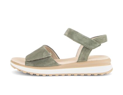 Sandalo con cinturino verde