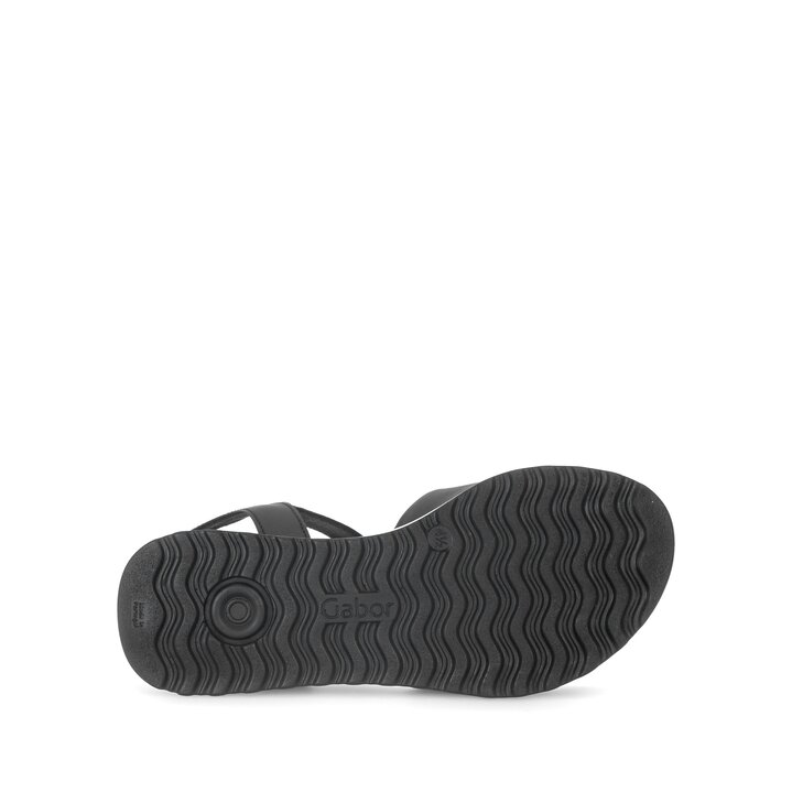 Riemchensandale schwarz #4