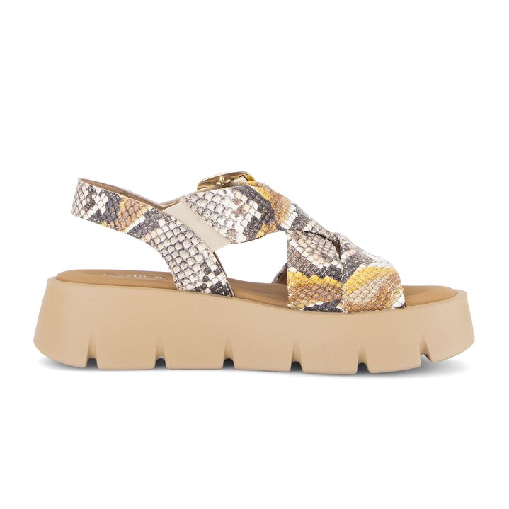 Sandale met plateauzool multicolour #1