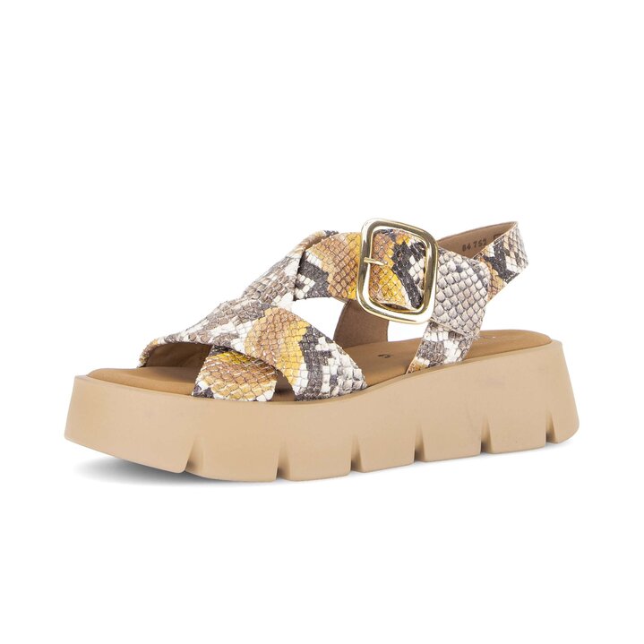 Sandale met plateauzool multicolour #2